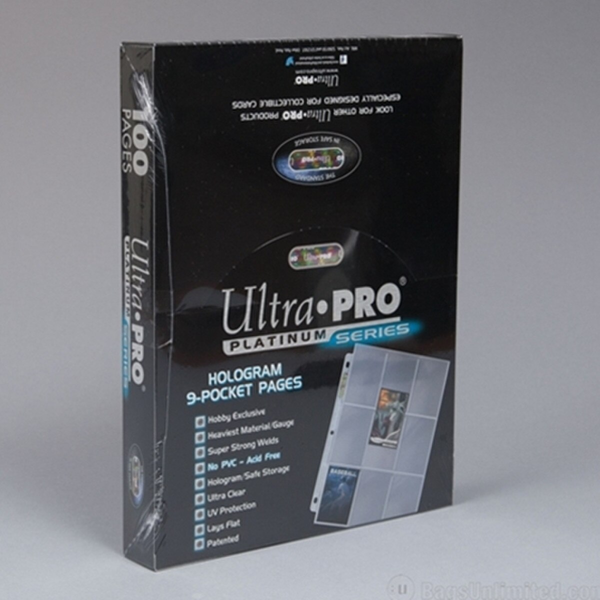 3 Ring BINDER PAGES for Trading Car